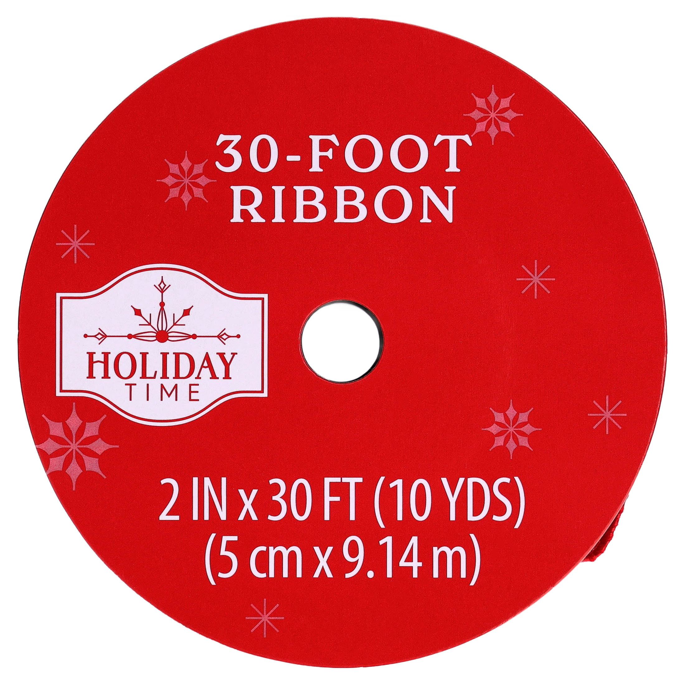 Red Velvet Christmas Ribbon, 2" x 30', by Holiday Time