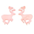 thumbnail image 4 of 2 Unids Shell Natural Ciervo Colgantes Accesorios Pa Fabricación Suministros De tesanía Rosa BLESIY Colgantes de perlas de concha natural, 4 of 7