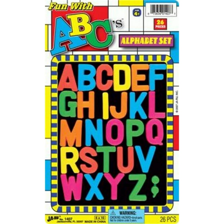 Fun with ABC's 26 Piece Set Case Pack 12 - Walmart.com