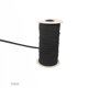 thumbnail image 1 of Ancho cuerda elástica trenzada de ancho banda elástica tejida para manualidades de costura DIY / máscara 3 mm negro 100 yardas sidaley HA5134-01, 1 of 6