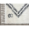 thumbnail image 4 of Abani Willow Moroccan Cream Shag Rug 6' x 9' 6' x 9', 4 of 5