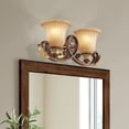 thumbnail image 5 of Livex Lighting Villa Verona Bath in Verona Bronze with Aged Gold Leaf Accents, 5 of 14