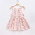 thumbnail image 2 of YanHoo Toddler Girls Sleeveless Dresses 2024 Summer Clothes Adjustable Shoulder Straps Floral Tutu Dress Baby Summer Outfits Princess Sundress 9M-5Y, 2 of 8