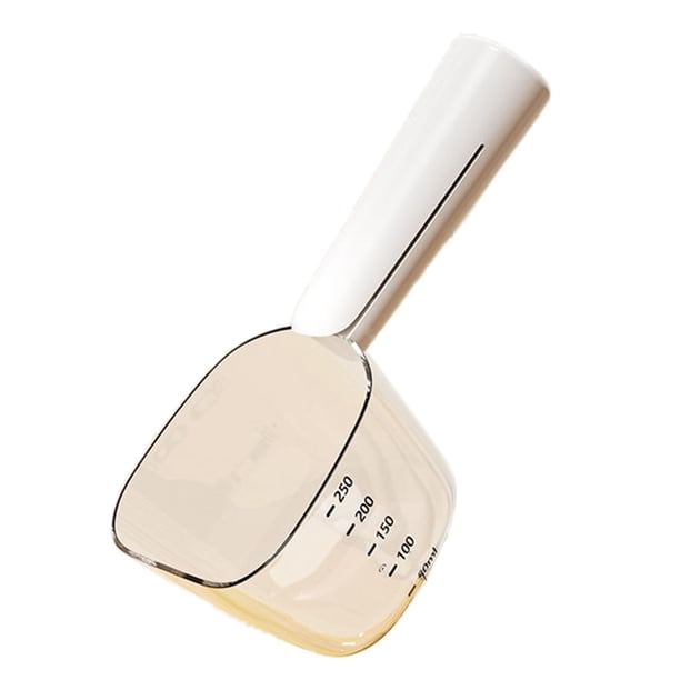 Sellador de comida para gatos, recipiente con marca de medición de comida para mascotas con cierre hermético y asa con clip, dispensador hermético de comida seca para gatos/perros ([verde menta...