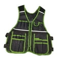 thumbnail image 2 of Kuntesetty Electrician Tool Vest Portable Work Vest for Home DIY Carpenter Camping Gear green, 2 of 9