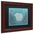 thumbnail image 3 of Trademark Fine Art Children's Art Matted Framed Art ' Garden Elephant ' by Carla Martell, 3 of 5