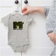 thumbnail image 5 of Retro MTV Cool Music Memorabilia Logo Romper Boys or Girls Infant Baby Brisco Brands NB, 5 of 6
