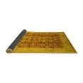 thumbnail image 2 of Ahgly Company Indoor Square Oriental Yellow Traditional Area Rugs, 8' Square, 2 of 4