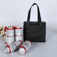 thumbnail image 3 of Bolsa De Enfriamiento Nevera para exteriores, bolsa de almuerzo para picnic, portátil con aislamiento térmico (S), color negro, 3 of 6