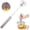 14inch, variant on 2026 New Stainless Steel Egg Whisk, Semi-Automatic Whisk Hand Push Stirrer Rotary Blender, Kitchen Tool Whisks Blender for Blending, Whisking, Beating & Stirring (10inch)