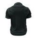 thumbnail image 5 of Blusa y camisa de manga corta con cuello vuelto para hombre, blusa de manga corta de color liso con botones y bolsillo y cuello vuelto, blusa de poliéster para hombre, 5 of 6