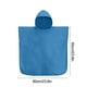 thumbnail image 3 of Toalla de Playa Tipo Albornoz de Secado Rápido con Capucha | Azul Cielo, Poliéster | 60X60Cm | Ideal para Surf, Natación y Baño | para Niños de 5 a 13 Años | Material Ligero y Suave | 1 Unidad, 3 of 6