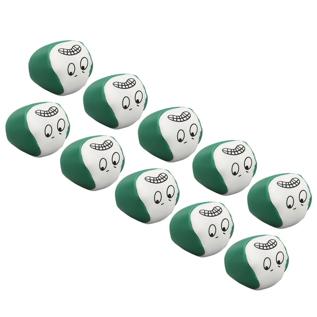 Pufs Redondos De 10 Piezas De Espuma De Ceramsita, Bolsas De Cuero PU Para Lanzar Cornhole Para Juegos De Playa Para Niños