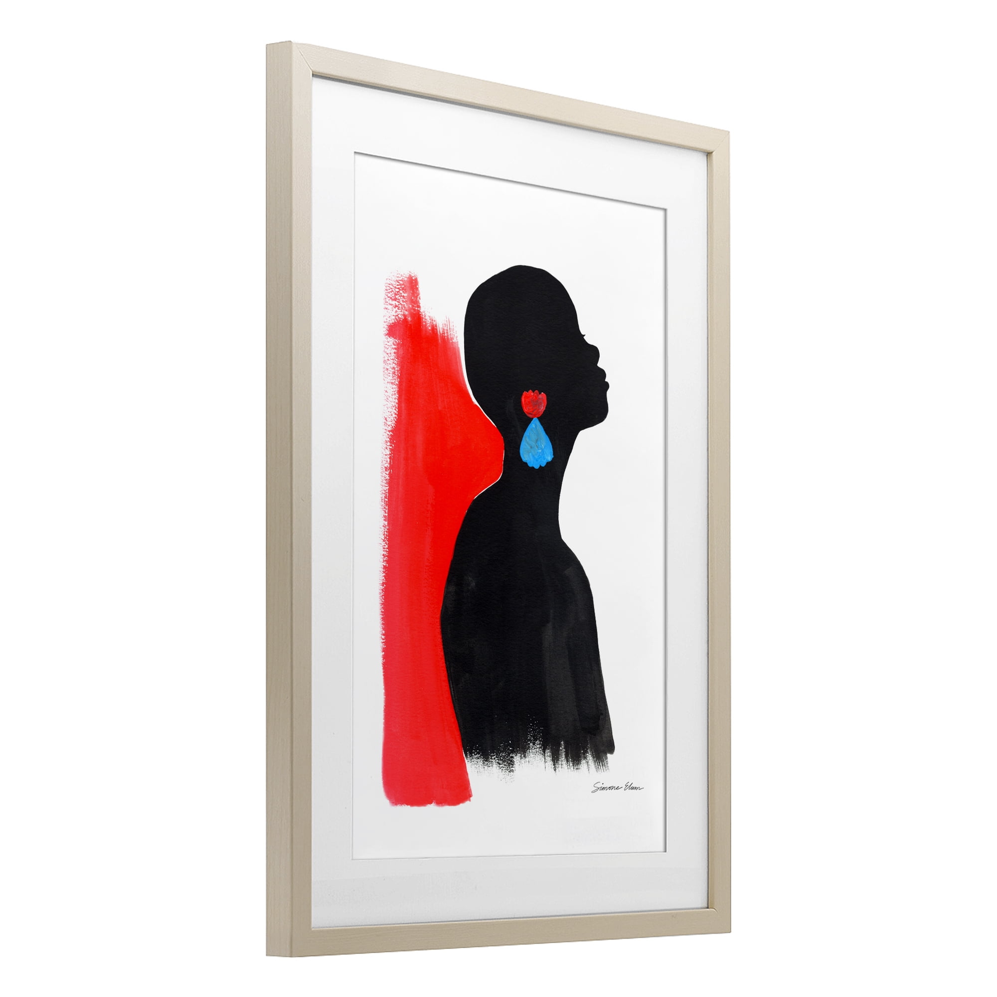 Stupell Industries Dreaming In Color Birch Framed Print Under Glass, design by Simone Elum