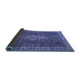 thumbnail image 2 of Ahgly Company Indoor Square Persian Blue Traditional Area Rugs, 3' Square, 2 of 4
