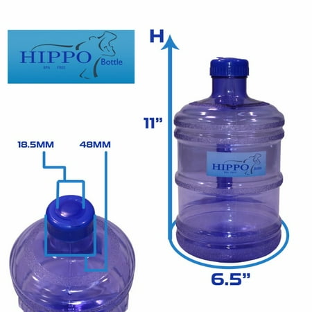 - ForestInLA Eco Friendly 1 Gallon BPA FREE Reusable Plastic Drinking Water Bottle Jug Container Drinking Canteen Perfect For Outdoor Sports Gym Fitness
