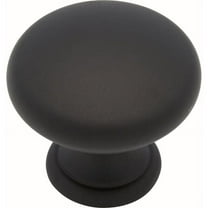 Liberty Hardware Pn2001 Builder's Program 1-1/4" Mushroom Cabinet Knob - Black