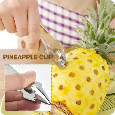 SHAPERME Stainless Steel Strawberry Huller Fruit Peeler Pineapple Corer Slicer Cutter Gadgets Slicer Clips Pineapple