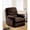 Chocolate, variant on 36" Soft Microfiber Cozy Oversized Sofa Chair, Modern Single Sofa with Pillow Top Armrest, Upholstered Recliner Sofa Chair with Smooth Motion for indoor living room use, Chocolate