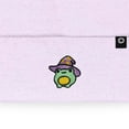 thumbnail image 2 of Dalix Sorcerer Frog Embroidered Beanie Hat Knit Cap Cold Weather Womens in Lavender, 2 of 4