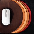 thumbnail image 4 of Mouse pad large leather desk pad computer desk pad office advertising blank small mouse pad, 4 of 6