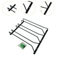 thumbnail image 6 of Baoblaze Glass Rack Organizer Supplies Glass Holder for Cabinet Kitchen Bar Triple row, 6 of 8