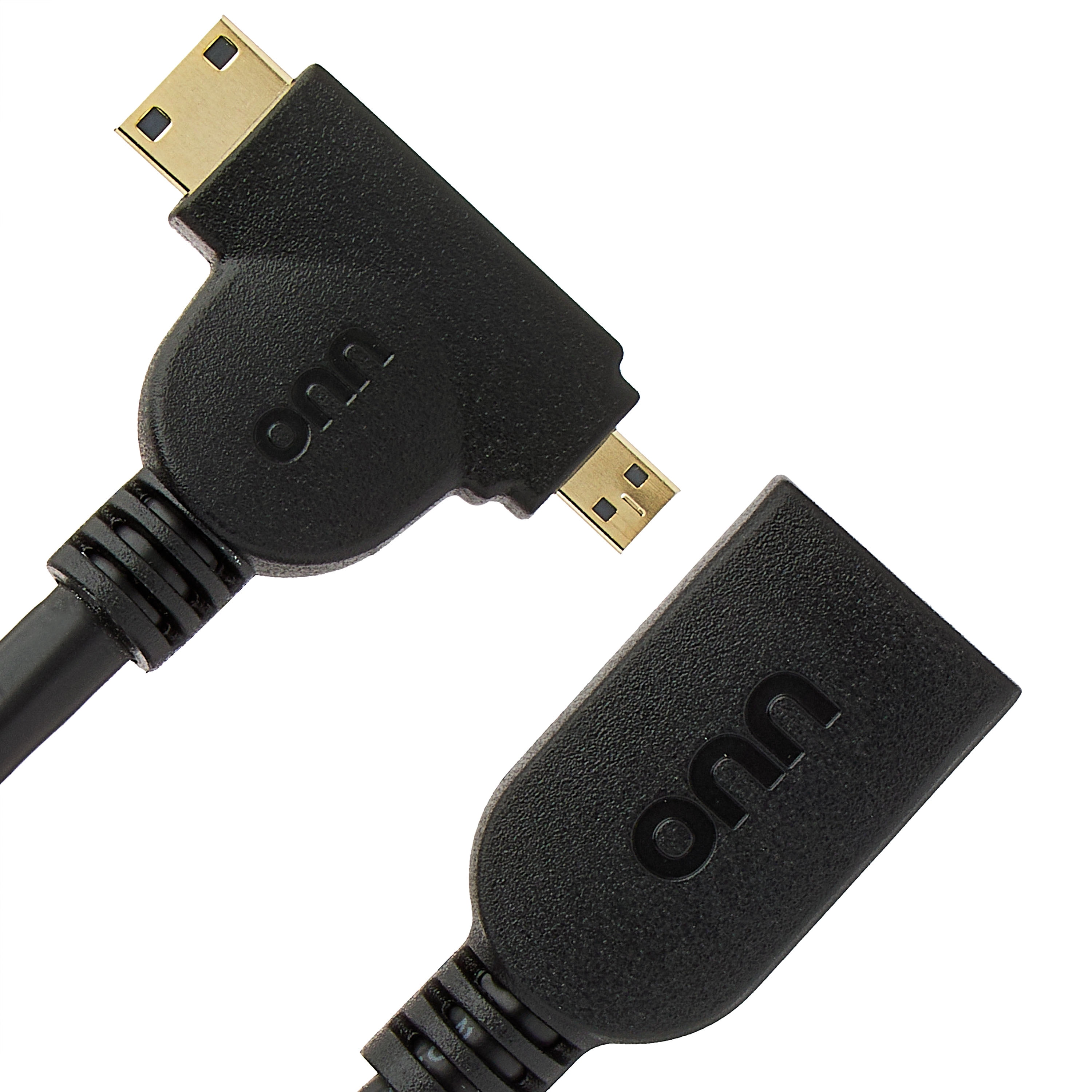 Ultimaxx 6 Ft High-Speed Mini HDMI to Standard HDMI Cable Type A-C