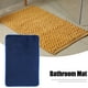 thumbnail image 2 of Alfombra de baño Unique Bargains de poliéster lavable a máquina color sólido azul marino 90x60cm, 2 of 7
