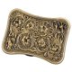 thumbnail image 1 of Hebilla de cinturón de vaquero occidental vintage Zulema Bronce, 1 of 6