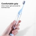 thumbnail image 3 of Portable Toothbrush Soft Bristle Oral Cleaning Integrated Travel Folding Toothbrush Toothpaste 2 in 1 for Camping, 3 of 10
