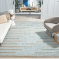 thumbnail image 2 of SAFAVIEH Natura Natasa Abstract Area Rug, Blue/Natural, 8' x 10', 2 of 7