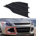 thumbnail image 7 of For Ford Escape 2013-2016 Front Bumper Foglamp Foglight Cover Frame Grille Trim Lid Black, 7 of 7