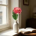 thumbnail image 3 of Artificial Dahlia with Stem, 12.6" Silk Dahlia Flower, Realistic Flower for Tall Vase Living Room Bathroom, Wedding Birthday Party Aisle Outdoor Decor, 3 of 5