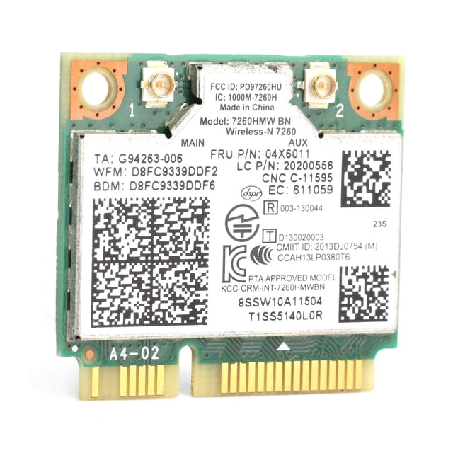 Tarjeta wifi inalámbrica mini pci-e, 7260HMW Bn mini pci-e wifi tarjeta para 7260bn para s540 para k4350 k4250