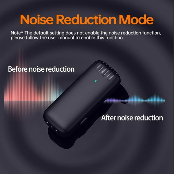 Micro-cravate sans fil iPhone/iPad à réduction de bruit avec étui de  chargement (aucune application ou Bluetooth nécessaire) (micro unique pour  iPhone) 
