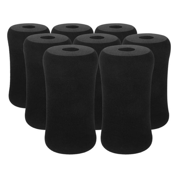 Soimiss 4Pcs Easy Install Black Foam Covers for Leg Training and Exercise Equipment