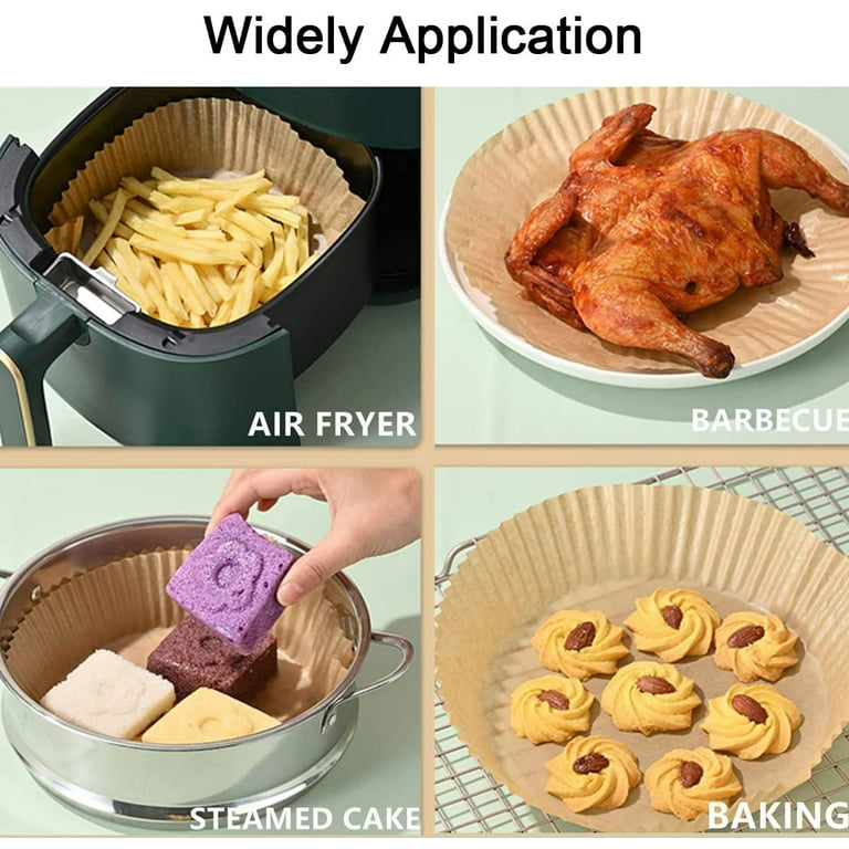 Air Fryer Disposable Paper Liner Review 2021 - Air Fryer Parchment Paper  Liners Non-Stick 