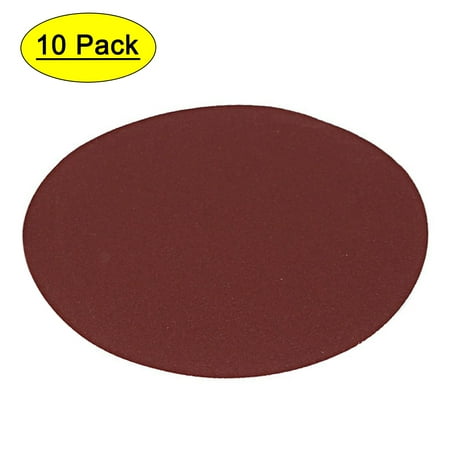 

Unique Bargains 10 Pcs 7 Diameter 150 Grit Abrasive Hook and Loop Sanding Sand Paper Disc Brown