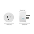thumbnail image 3 of Christmas Gifts Liweisiy Smart Plug Wifi With Remote Control & Timer Function Work With & Assitant 10A Smart Socket No Hub Required 2.4G Wi--Ly D5526 White, 3 of 8