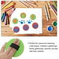 thumbnail image 2 of Shisuyan 6pcs Assorted Pattern Kids Animal Stamps Graffiti Hand Stamp EVA Painting Seal, 2 of 9