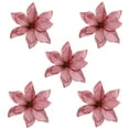 thumbnail image 1 of Navidad grande 15 cm Poinsettia brillo flor árbol colgante fiesta decoración Wmkox8yii gf9547, 1 of 1