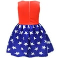 thumbnail image 2 of Girls Wonder Woman Costume Dress Halloween Bow Dress Up Outfit 3-8T, 2 of 6