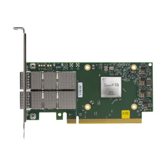Lenovo ThinkSystem Mellanox ConnectX-6 Dx - Adaptateur Réseau - PCIe 4.0 x16 Profil Bas - 100 Gigabit QSFP56 x 2 - pour Appareil ThinkAgile MX3330-F; Appareil MX3330-H; Node Certifié MX3331-F