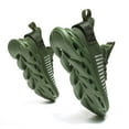 thumbnail image 3 of GSLMOLN Womens Spring Memory Sneakers for Indoor Gym Travel Army Green size 10-10.5, 3 of 6