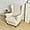 Beige, variant on XUELC 2 Pieces Wingback Armchair Slipcover Stretch Chair Slip Covers Washable Armchair Protector Cover for Living Room and Bedroom Beige