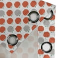 thumbnail image 4 of Ambesonne Fruits Grommet Curtain, Sketchy Style Apples Motif, 50" x 84", Pale Grey Teal Scarlet, 4 of 6
