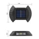 thumbnail image 3 of Luz de pared solar decoración al aire libre jardín patio hogar luz de pared impermeable arriba y abajo luminosa luz de pared decorativa al aire libre, 3 of 3