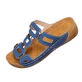 thumbnail image 2 of Wowcloth Women's Fashion Casual Summer Sandals – Comfortable Wedge Slip-On with Peep-Toe Design for Everyday Wear, 2 of 9