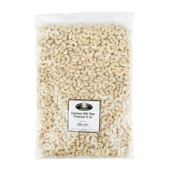 Culinary Master Premium Cashews Whole Raw, 5 LB