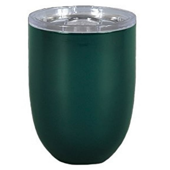 Magnolia Lane Stainless Steel Stemless Wine Cup, 10 oz Dark Green, All the features of the big names but a better price